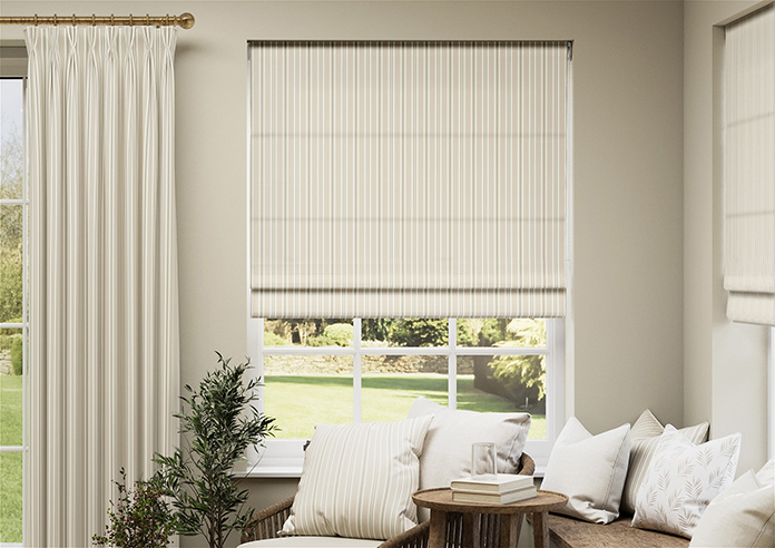 The British Stripe Co. Charles, Dover No.1 - Roman Blind - Image 3